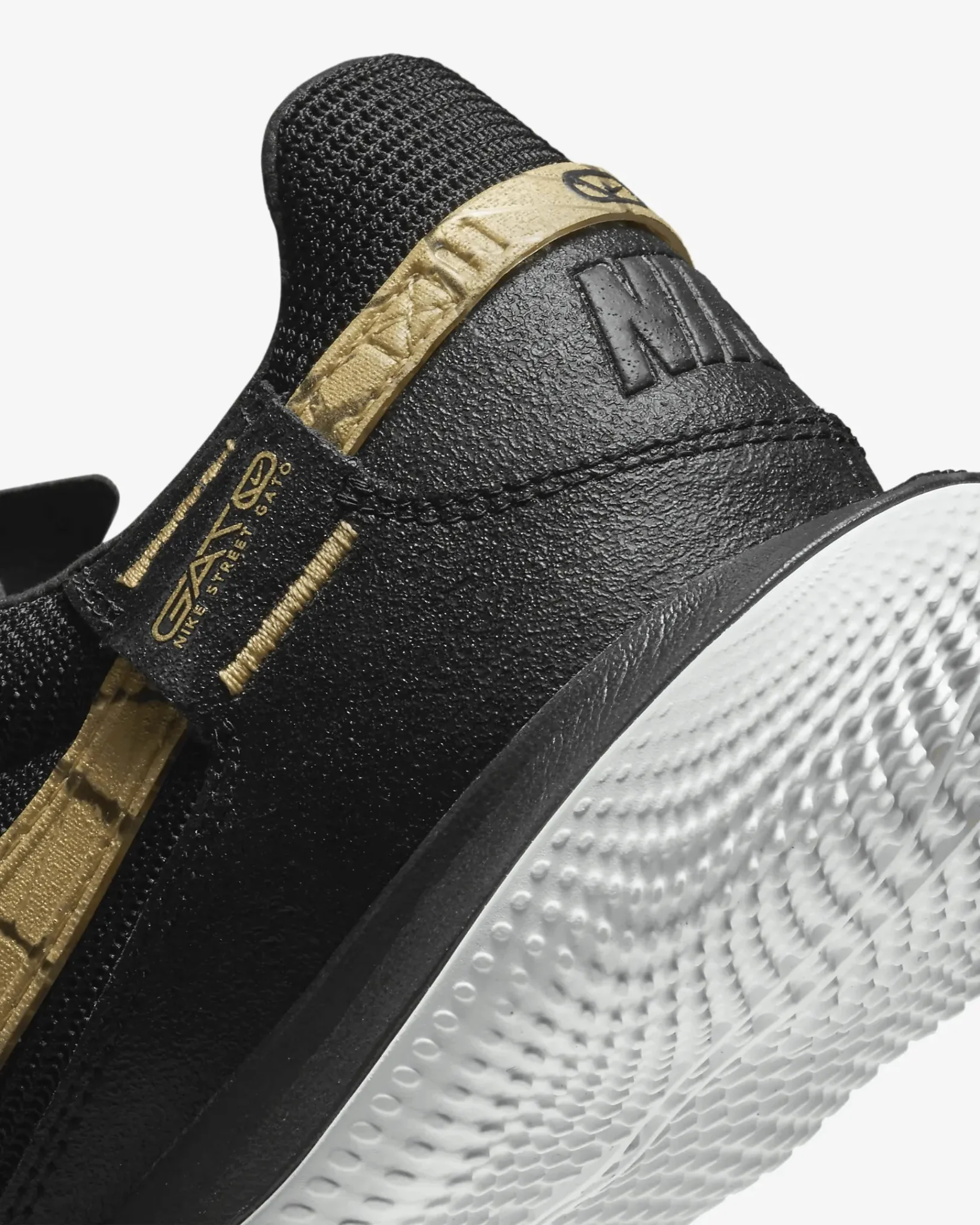 Nike Streetgato Indoor - Dark Grey-Gold - Image 7