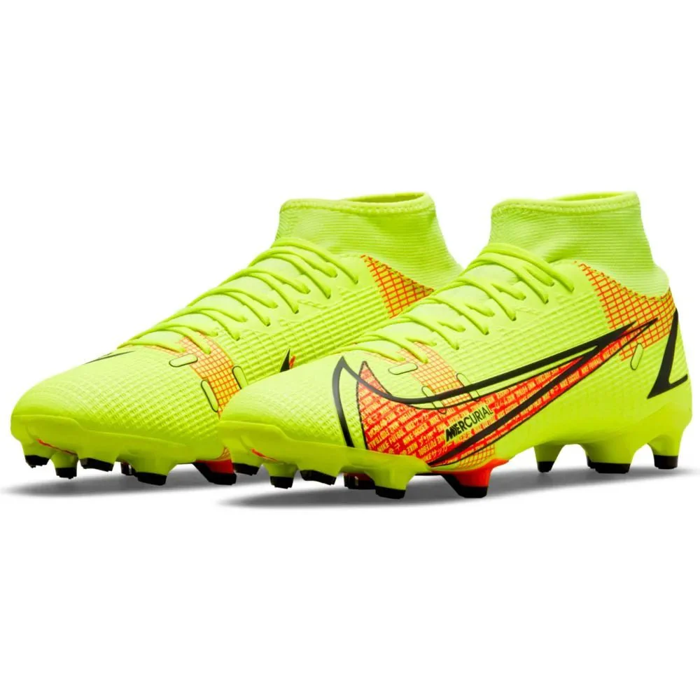 Nike Superfly 8 Academy FG-MG - Volt-Bright Crimson - Image 3