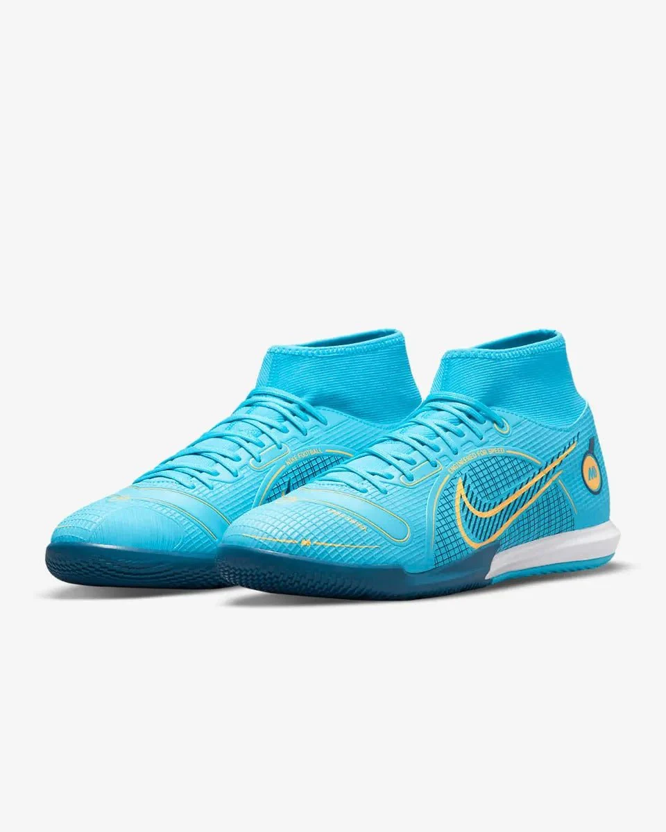 Nike Superfly 8 Academy IC - Chlorine Blue-Laser Orange - Image 3
