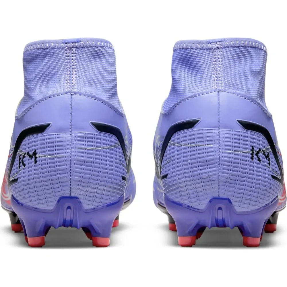Nike Superfly 8 Academy KM FG-MG - Light Thistle-Bright Crimson - Image 6