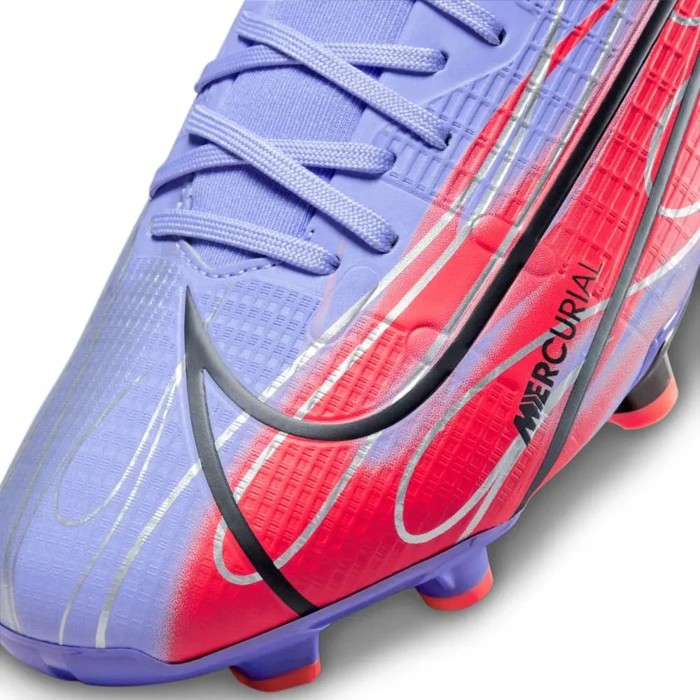 Nike Superfly 8 Academy KM FG-MG - Light Thistle-Bright Crimson - Image 8