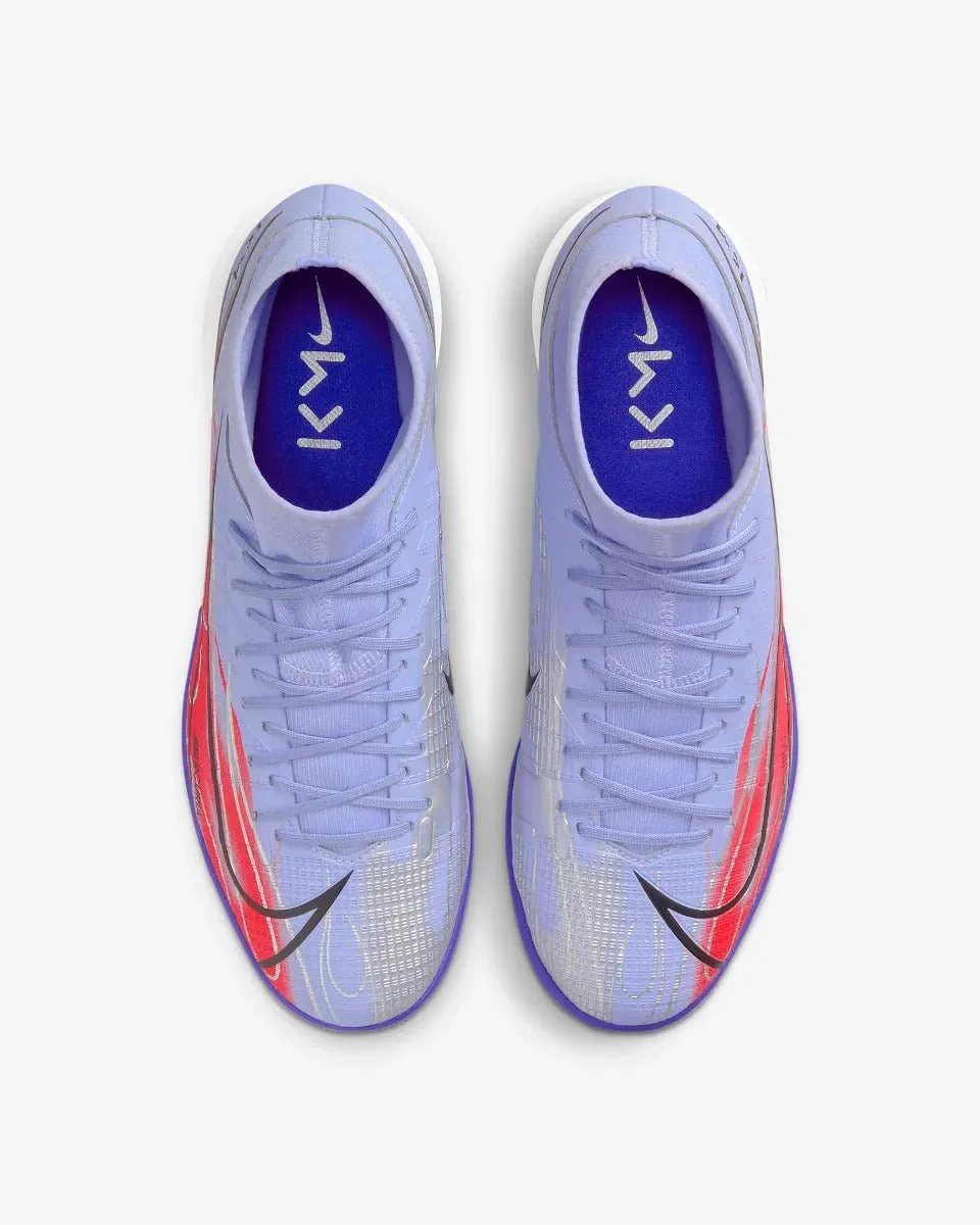 Nike Superfly 8 Academy KM IC - Light Thistle-Bright Crimson - Image 4