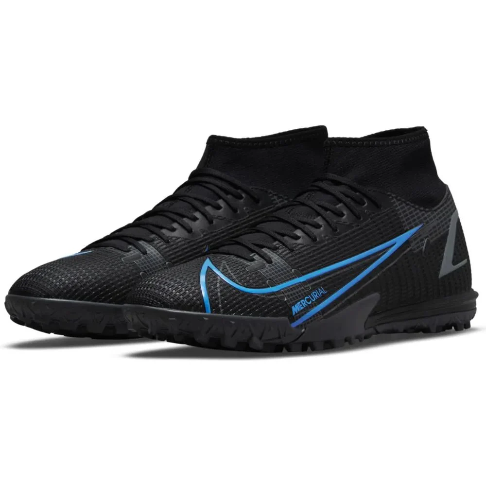 Nike Superfly 8 Academy TF - Black-Blue - Image 3