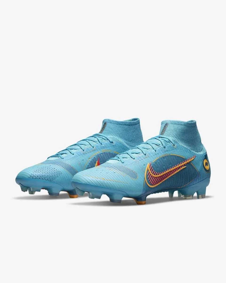 Nike Superfly 8 Elite FG - Chlorine Blue-Laser Orange - Image 3