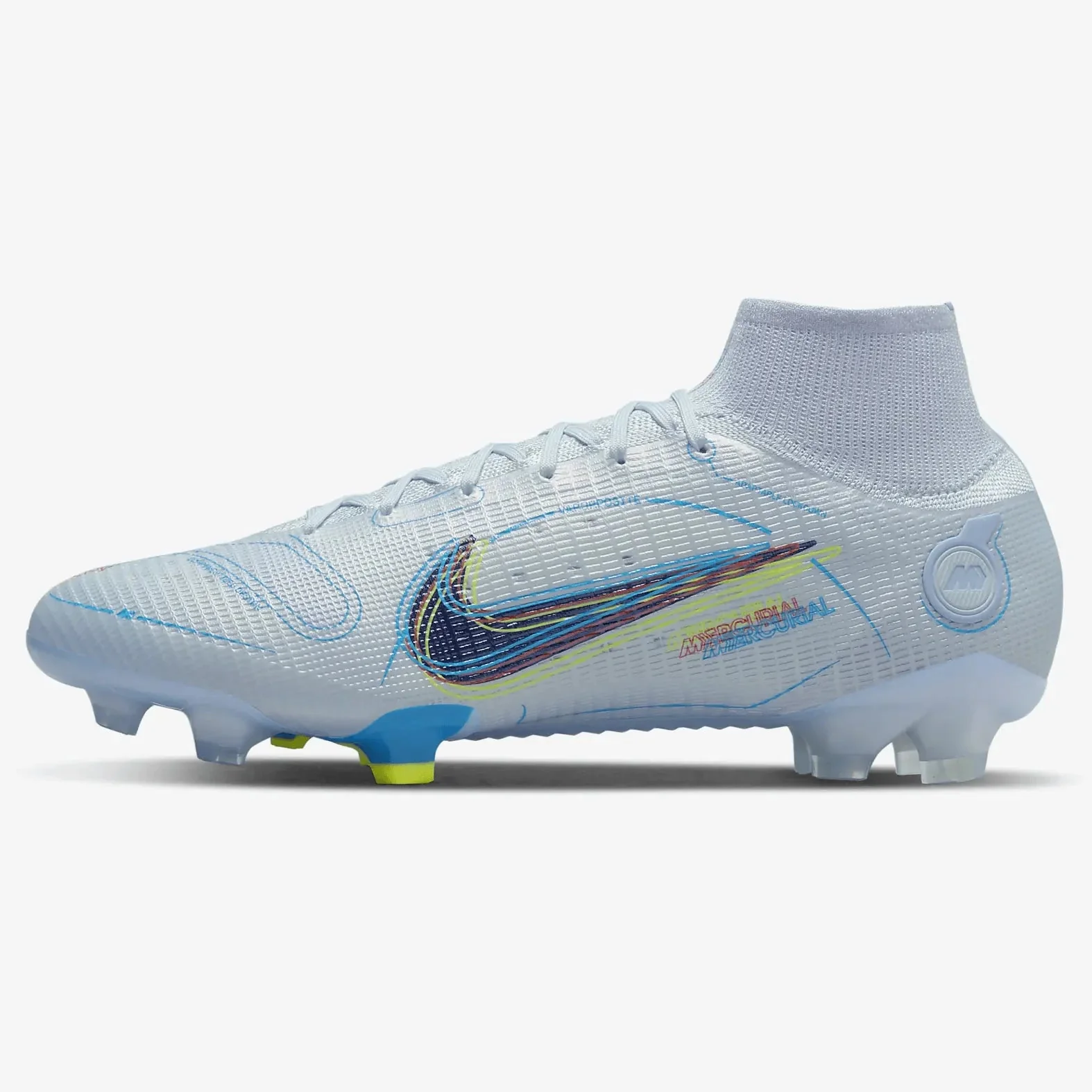 Nike Superfly 8 Elite FG - Grey-Blue