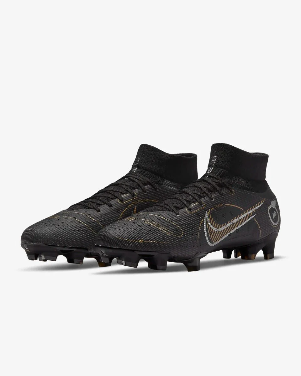 Nike Superfly 8 Pro FG - Black-Silver-Gold - Image 3