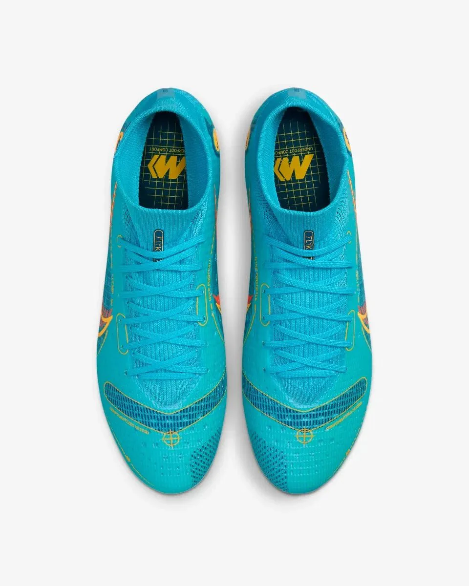 Nike Superfly 8 Pro FG - Chlorine Blue-Laser Orange - Image 4