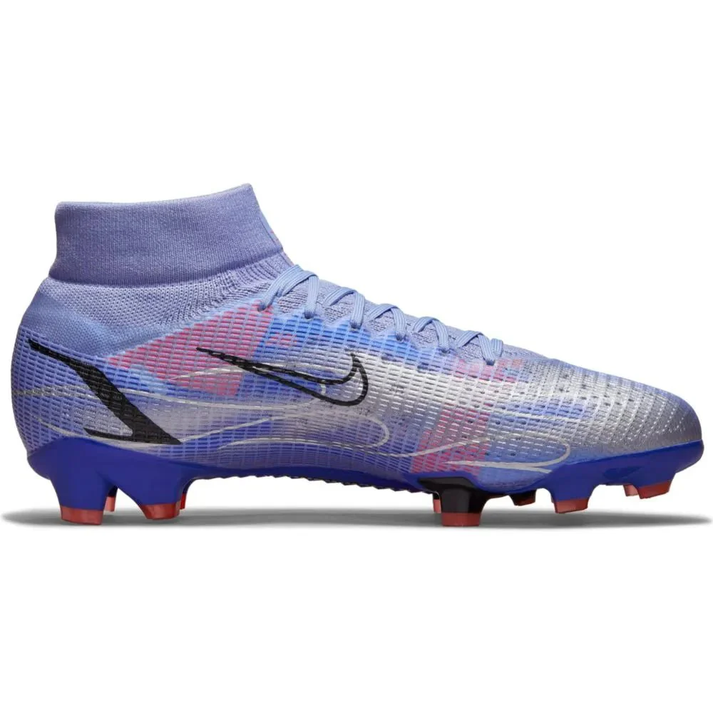 Nike Superfly 8 PRO KM FG - Light Thistle-Bright Crimson - Image 2