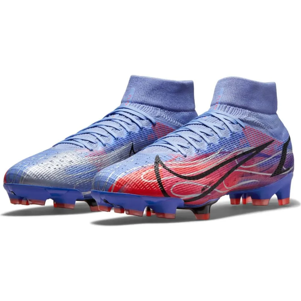 Nike Superfly 8 PRO KM FG - Light Thistle-Bright Crimson - Image 3