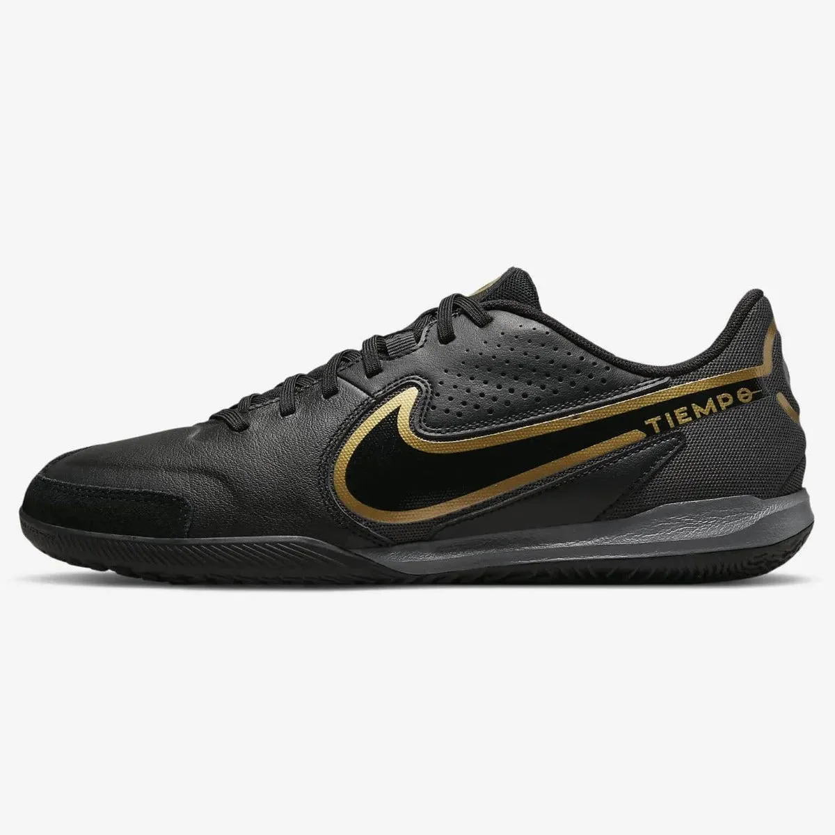 Nike Tiempo Legend 9 Academy Indoor - Black-Anthracite-Gold