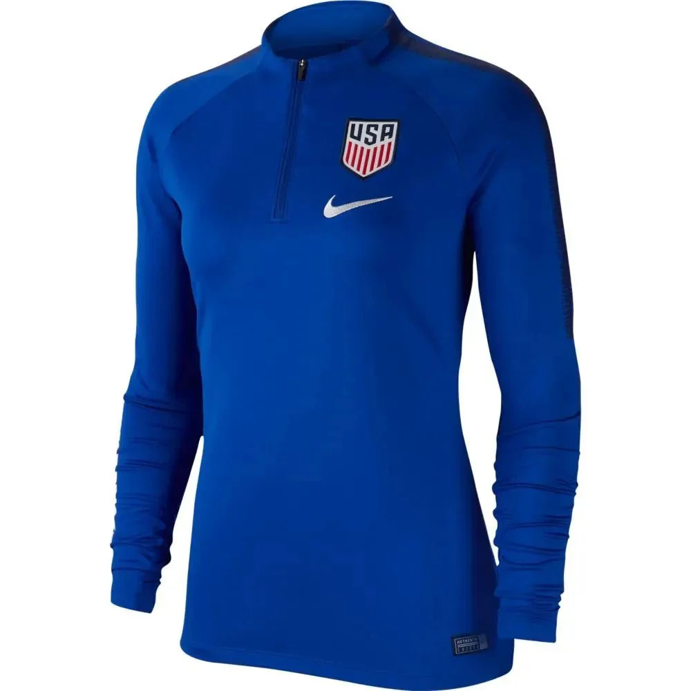 Nike USWNT 2019-20 Women's Dri-Fit Squad Jacket - Blue