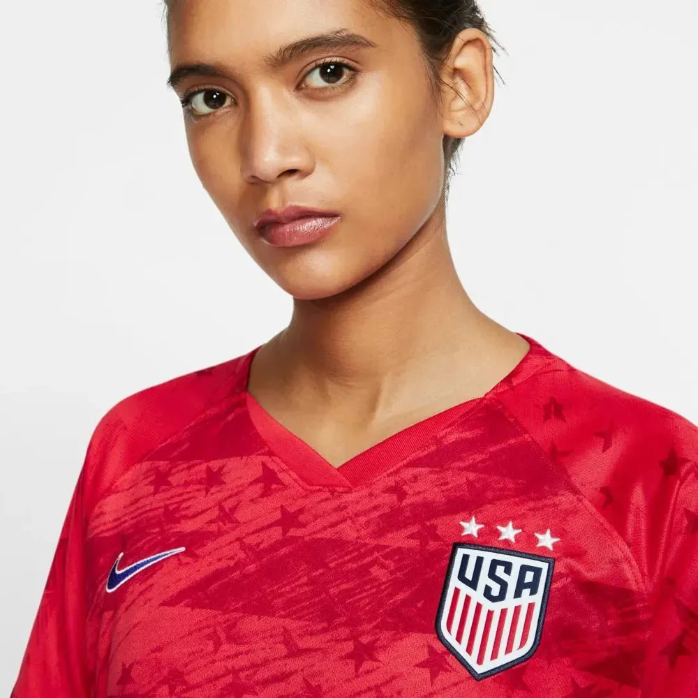 Nike USWNT 2019-20 Women's WC Away Jersey - Red - Image 3