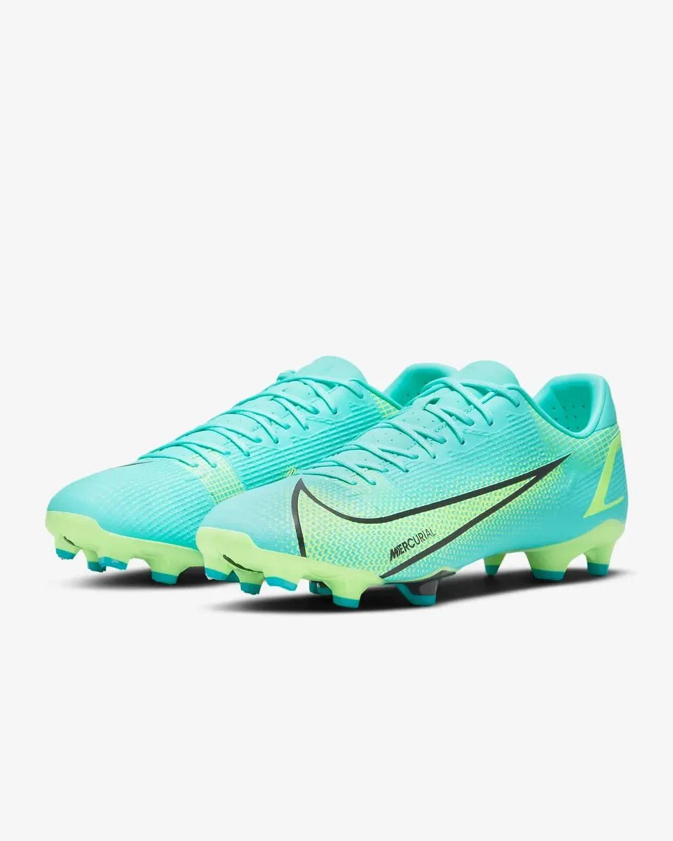 Nike Vapor 14 Academy FG-MG - Turquoise-Lime Glow - Image 2