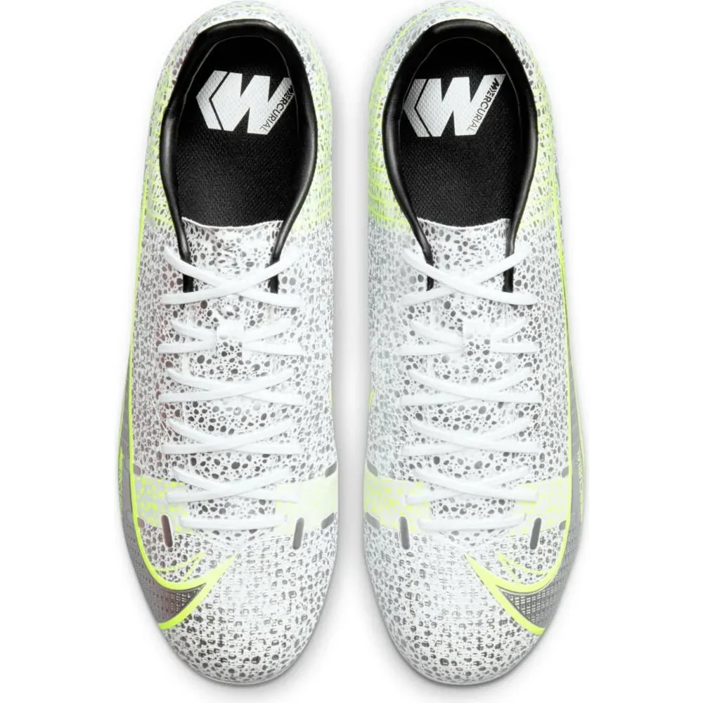 Nike Vapor 14 Academy FG-MG - White-Grey-Volt - Image 4