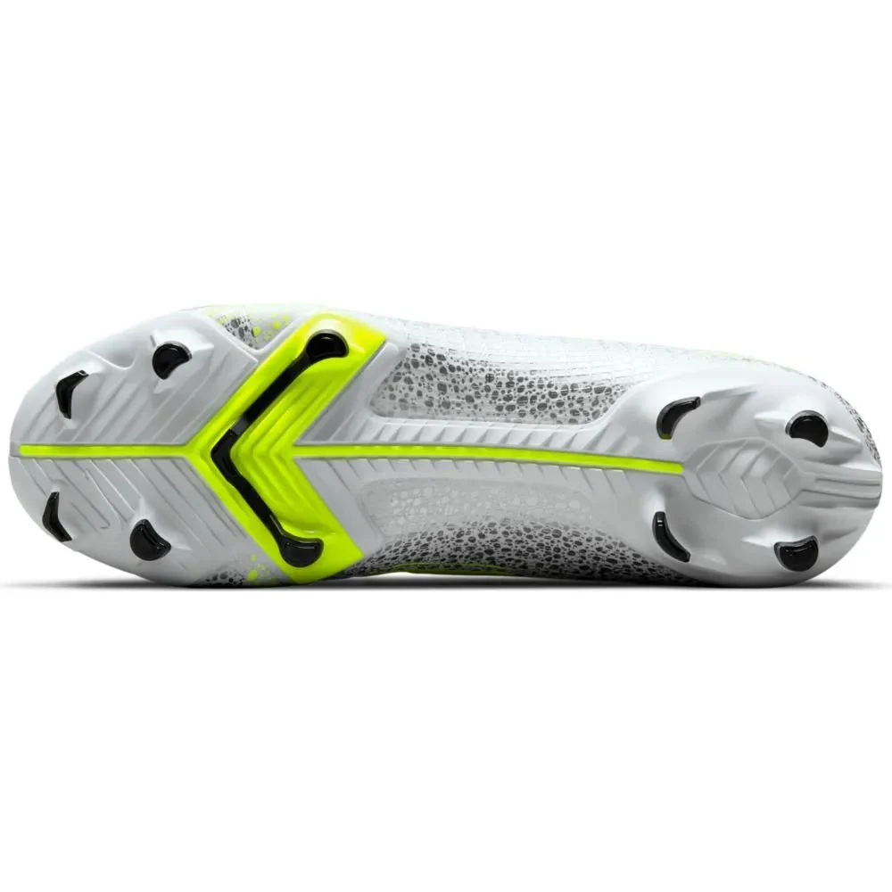 Nike Vapor 14 Academy FG-MG - White-Grey-Volt - Image 5
