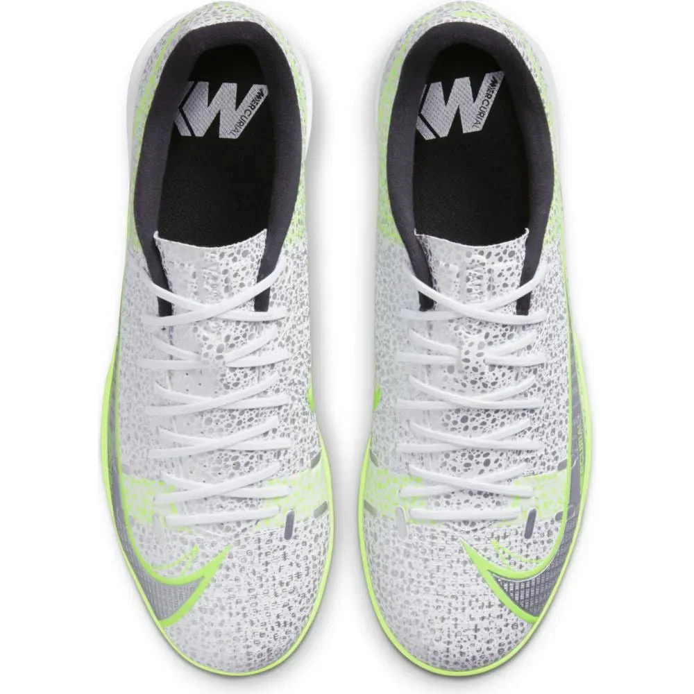 Nike Vapor 14 Academy IC - White-Grey-Volt - Image 4