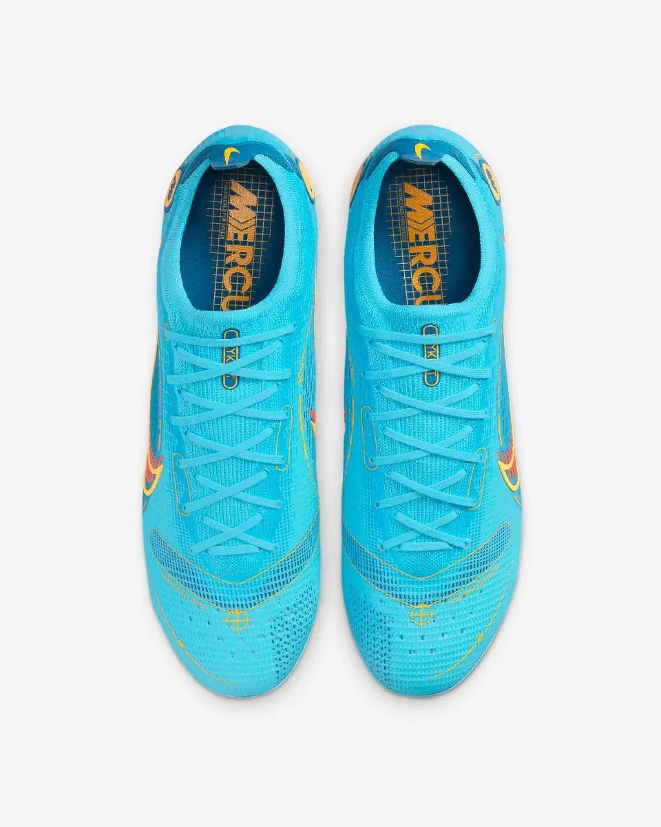 Nike Vapor 14 Elite FG - Chlorine Blue-Laser Orange - Image 4