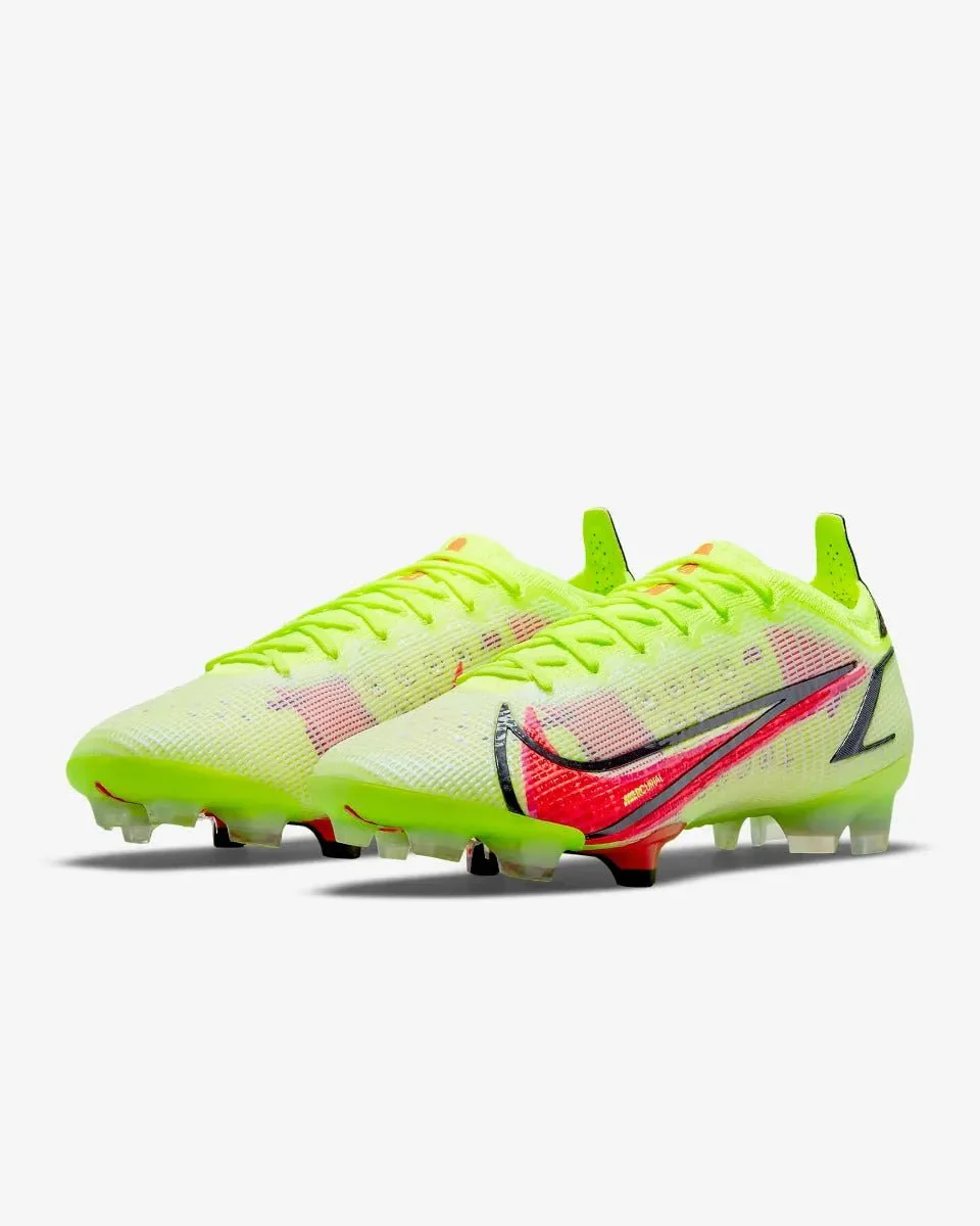 Nike Vapor 14 Elite FG - Volt-Bright Crimson - Image 3