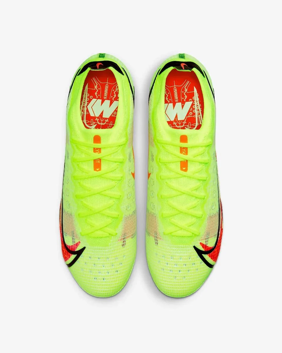 Nike Vapor 14 Elite FG - Volt-Bright Crimson - Image 4