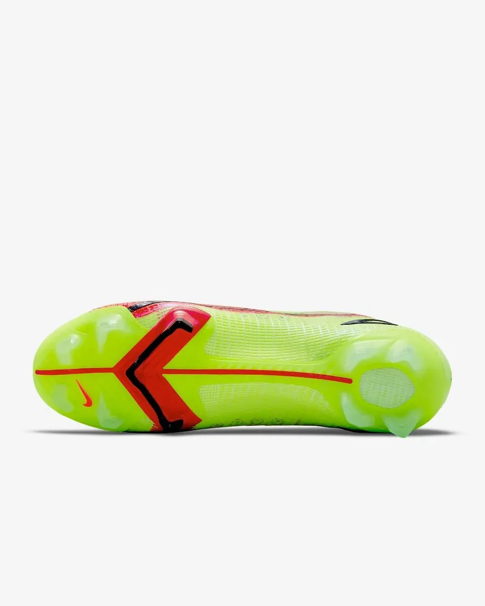 Nike Vapor 14 Elite FG - Volt-Bright Crimson - Image 5