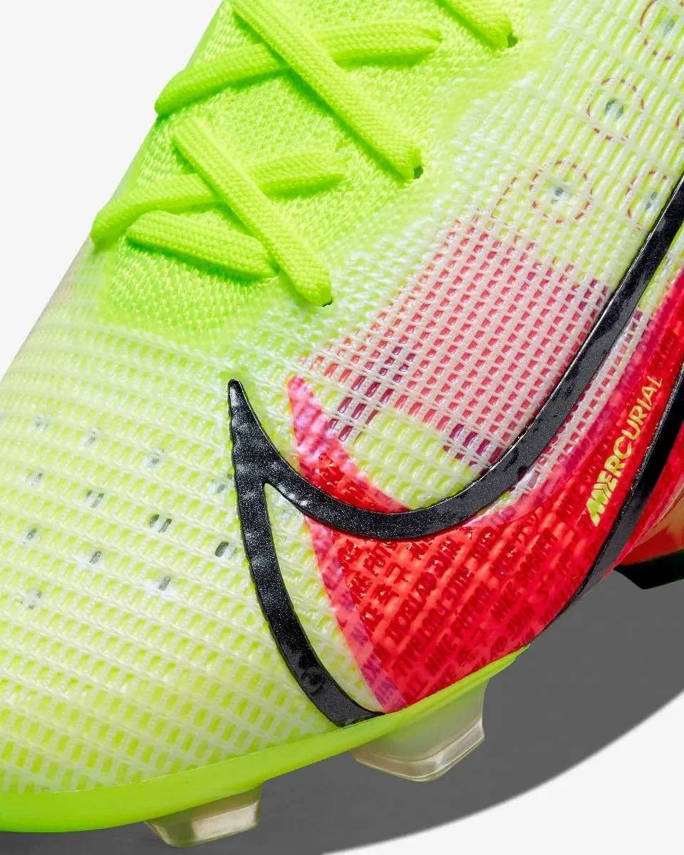 Nike Vapor 14 Elite FG - Volt-Bright Crimson - Image 8
