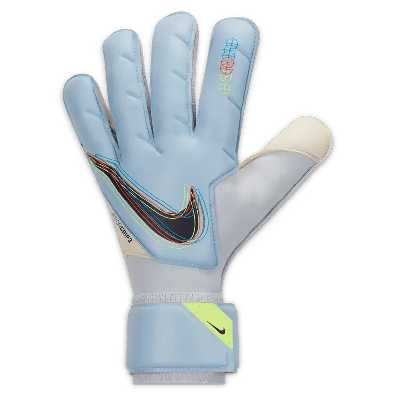Nike Vapor Grip 3 Goalkeeper Gloves - Light Marine-White