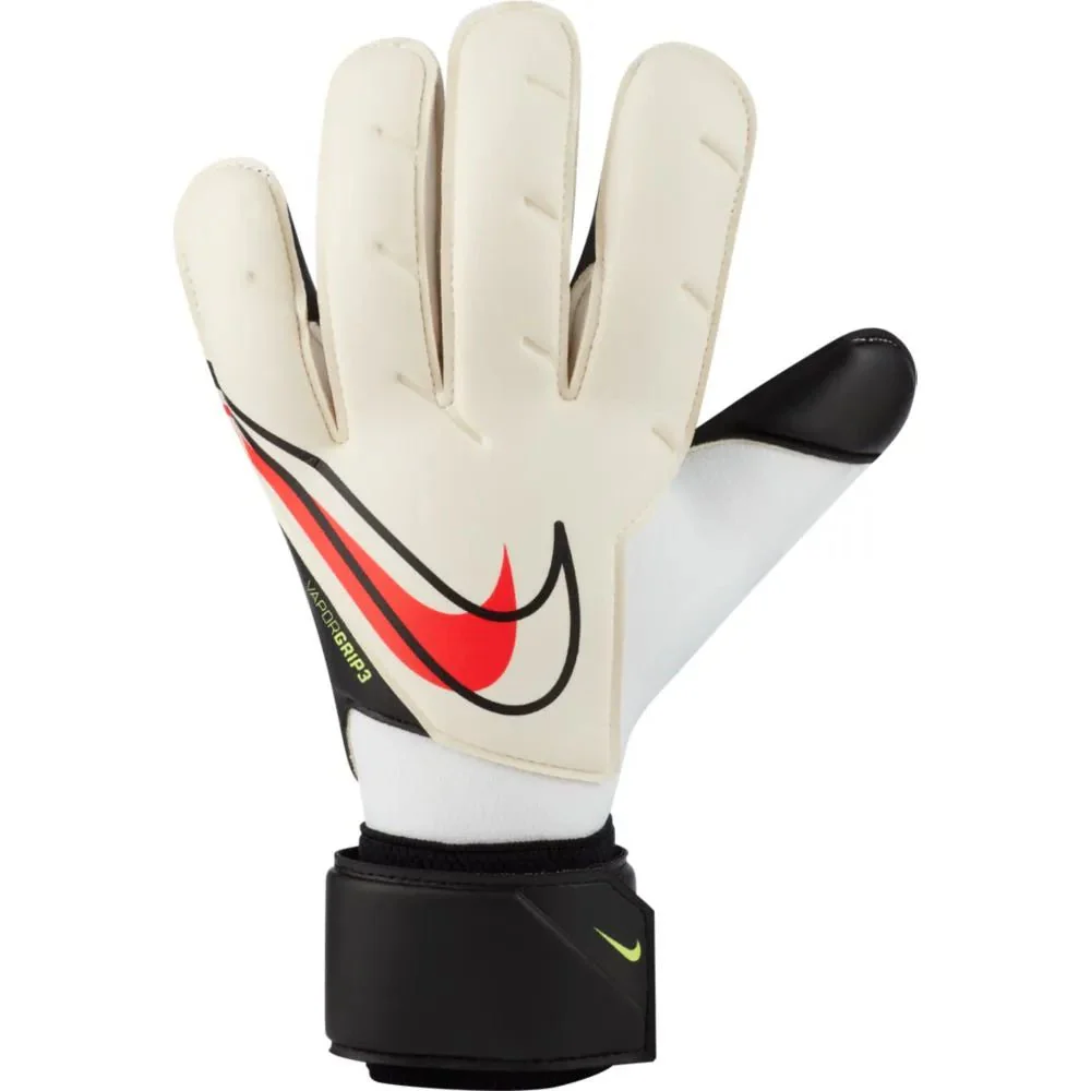 Nike Vapor Grip 3 Goalkeeper Gloves - White-Black-Crimson