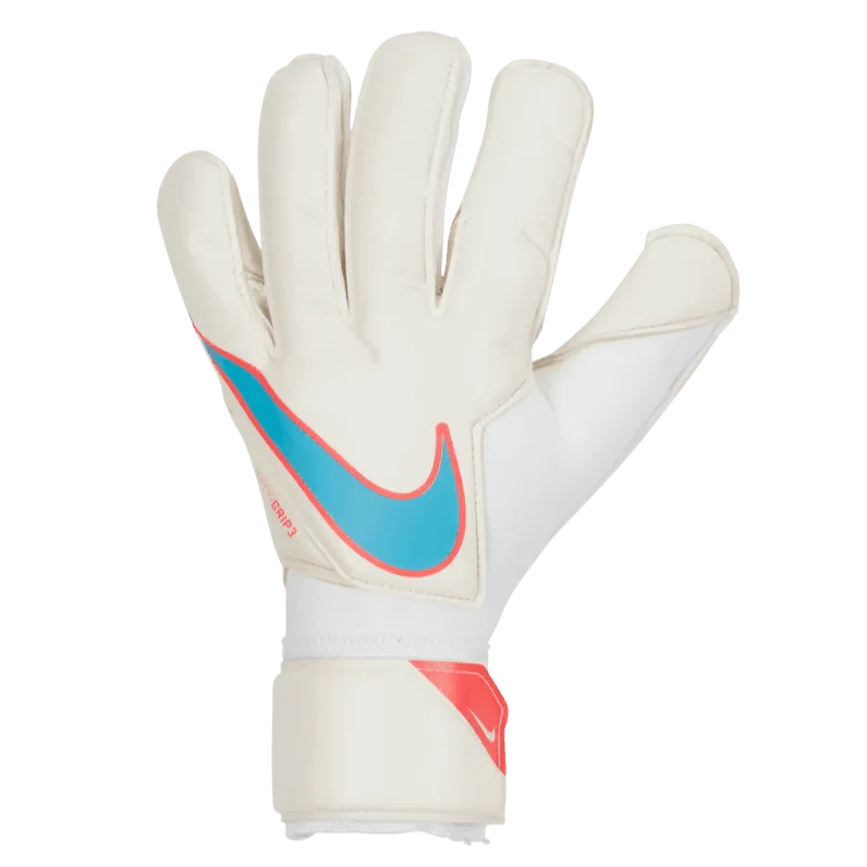 Nike Vapor Grip3 Goalkeeper Gloves - White-Blue-Hot Punch