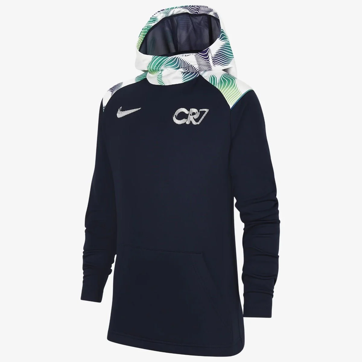 Nike Youth DF CR7 Pullover Hoodie - Obsidian-White
