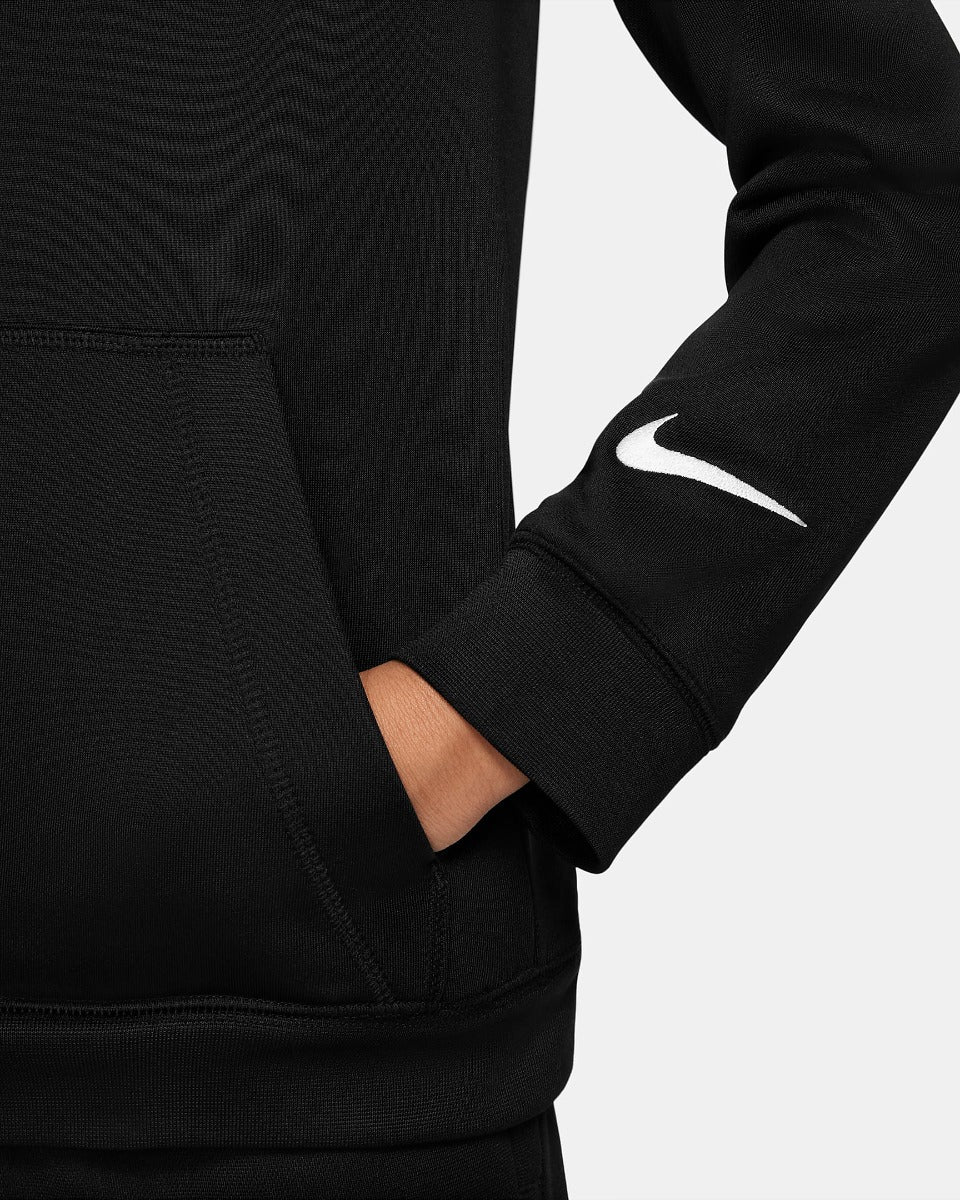 Nike Youth DF FC Libero Hoodie - Black-White - Image 5