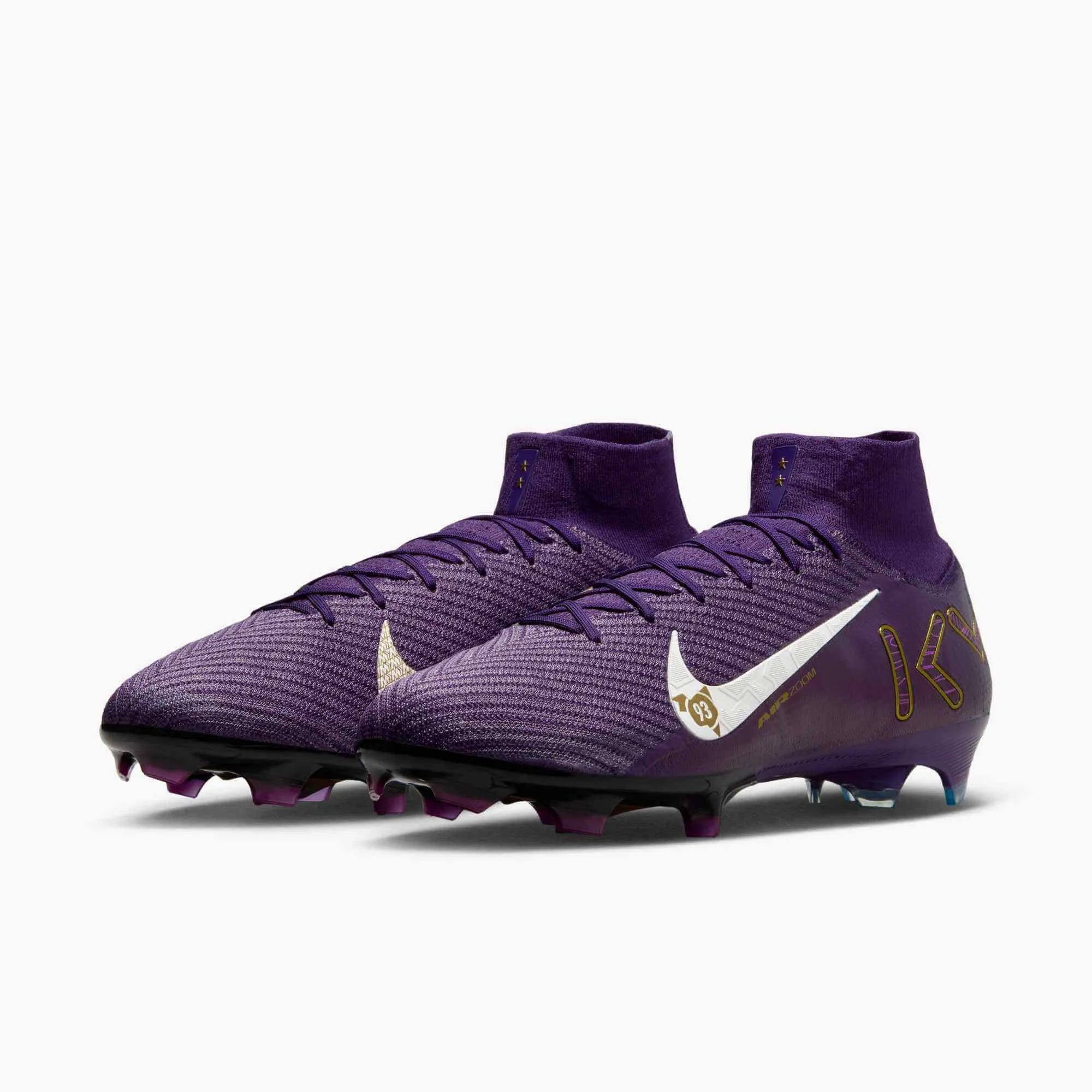 Nike Zoom Superfly 10 Elite KM Firm Ground Soccer Cleats - Mbappe PE (SU25) - Image 3