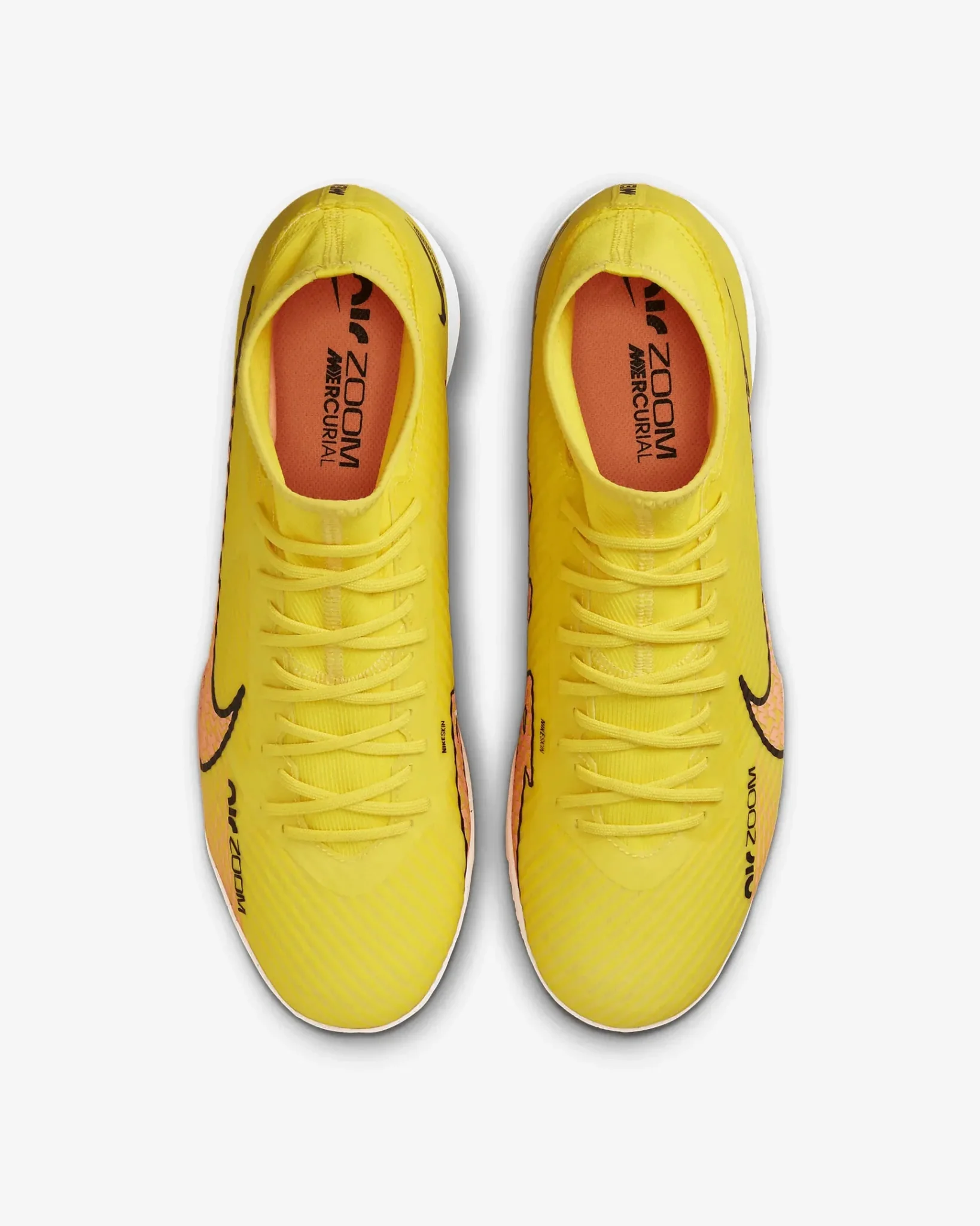 Nike Zoom Superfly 9 Academy Indoor Yellow-Sunset Glow - Image 3