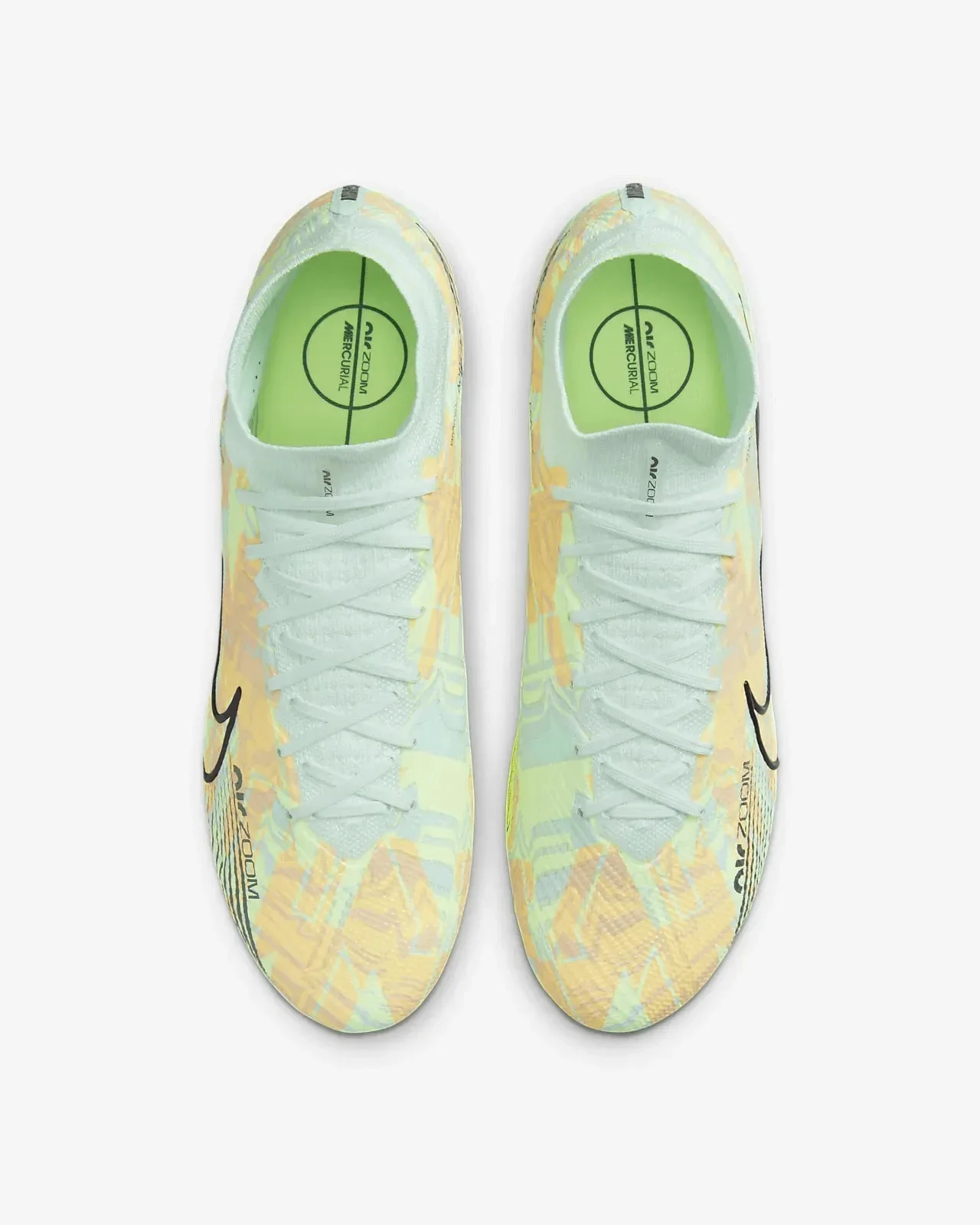 Nike Zoom Superfly 9 Elite FG- Barely Green-Blackened Blue - Image 4