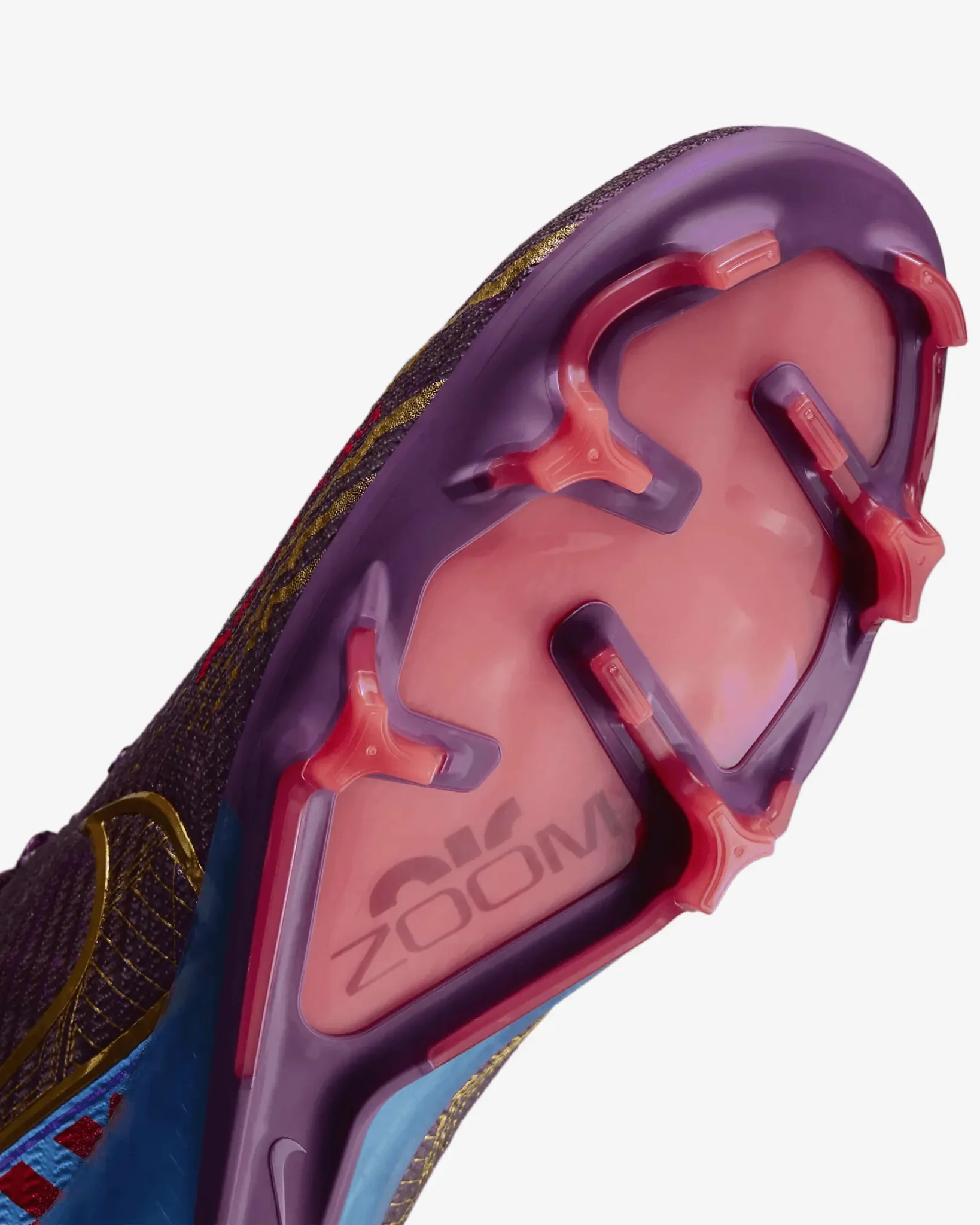 Nike Zoom Superfly 9 Elite KM FG - Dark Beetroot-Gold - Image 7