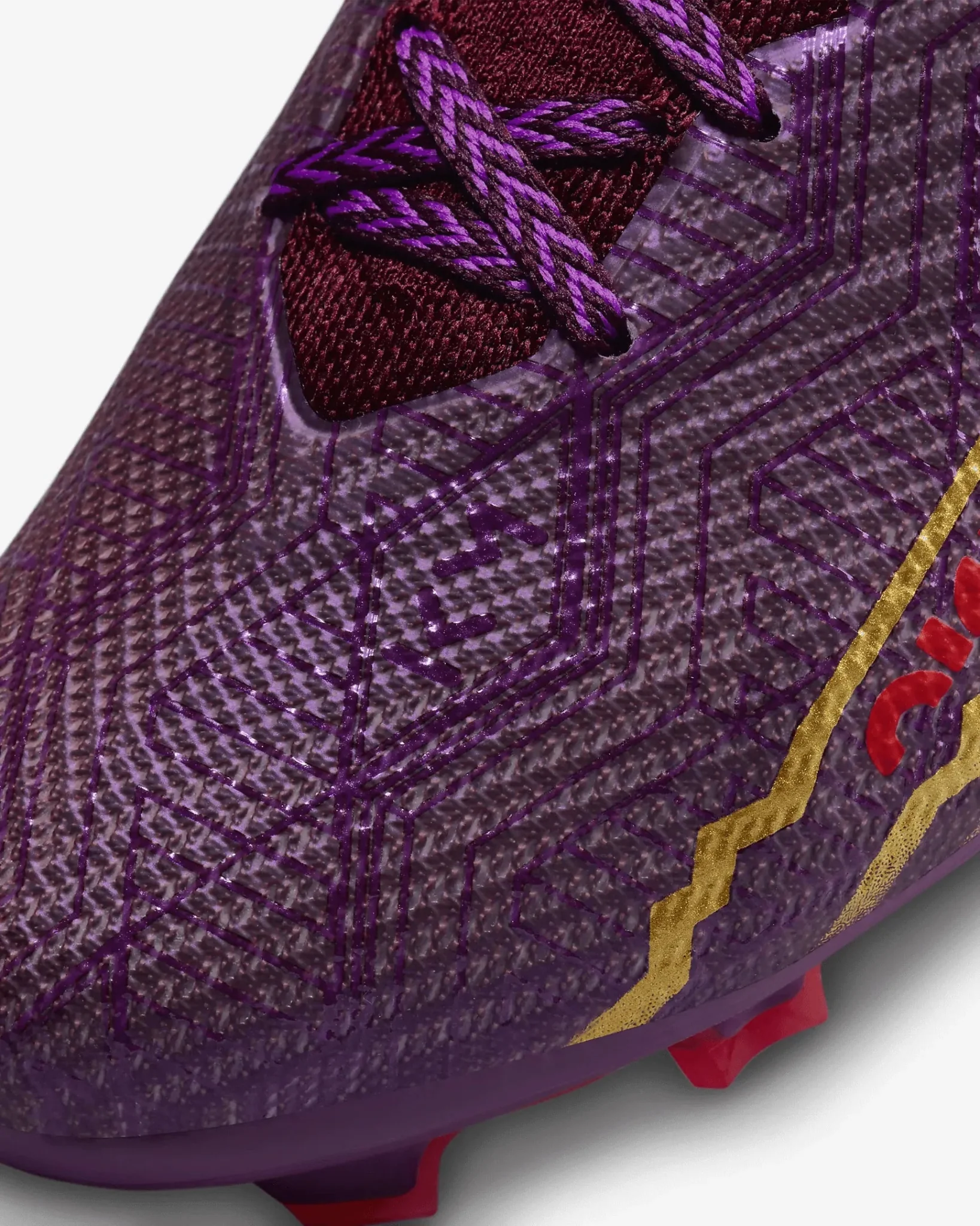 Nike Zoom Superfly 9 Elite KM FG - Dark Beetroot-Gold - Image 8