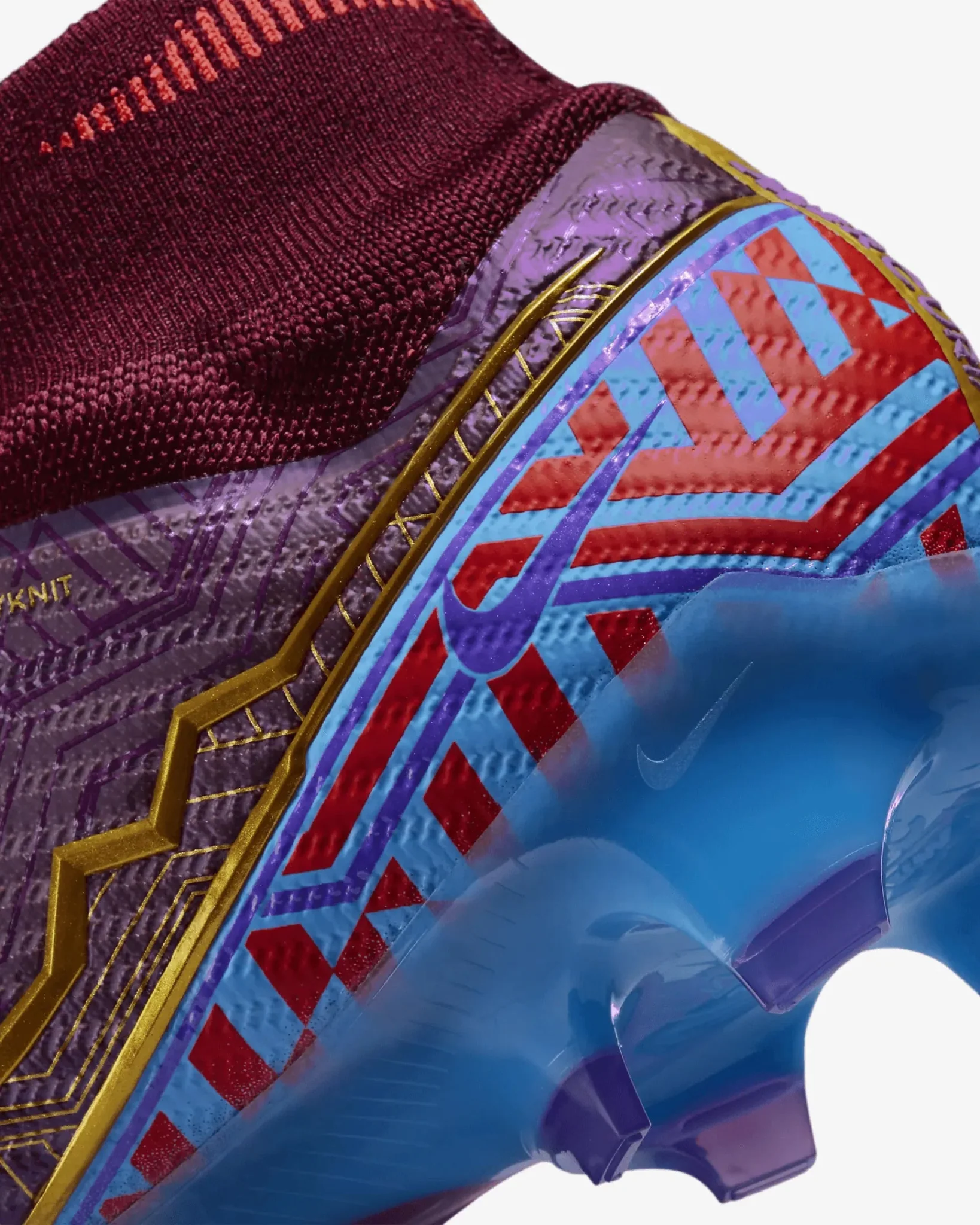Nike Zoom Superfly 9 Elite KM FG - Dark Beetroot-Gold - Image 9