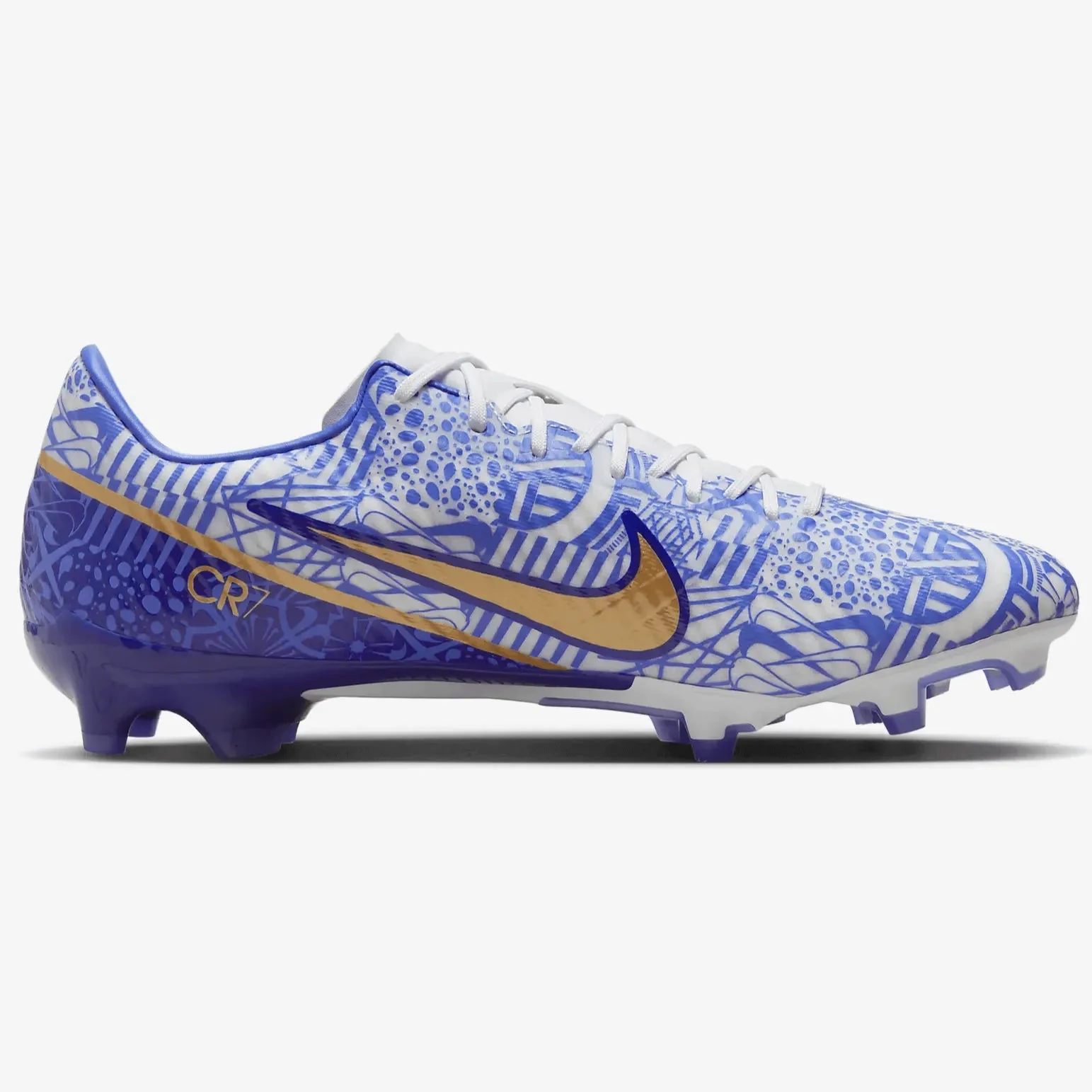 Nike Zoom Vapor 15 Academy CR7 FG/MG - White-Metallic Copper - Image 2