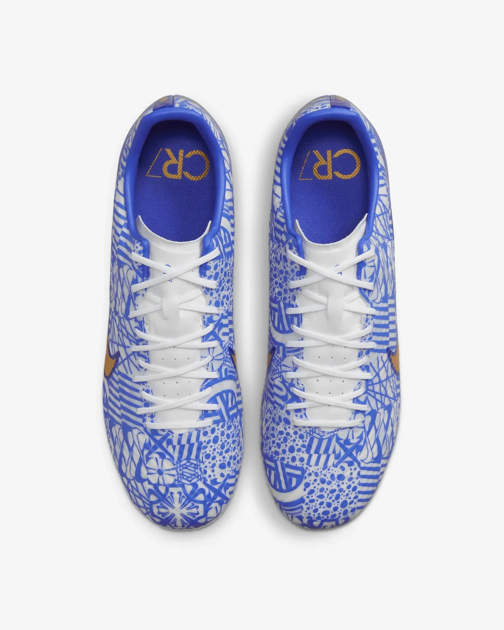 Nike Zoom Vapor 15 Academy CR7 FG/MG - White-Metallic Copper - Image 4