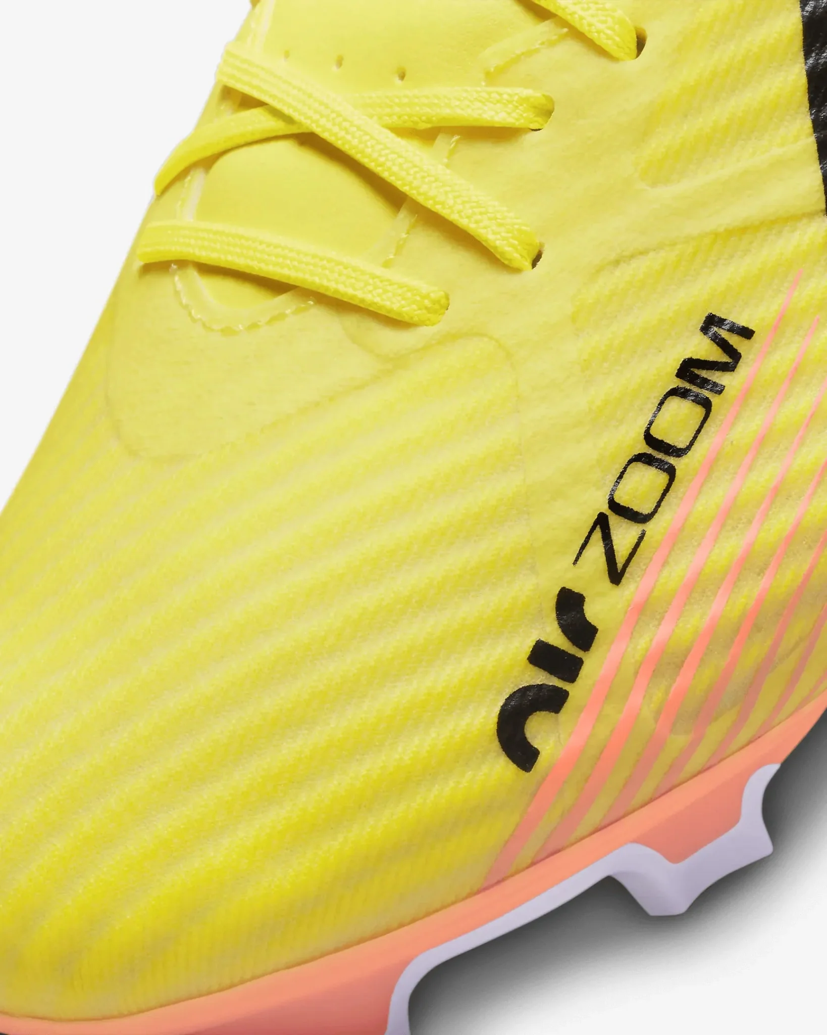 Nike Zoom Vapor 15 Academy FG/MG - Yellow Strike-Sunset Glow - Image 8
