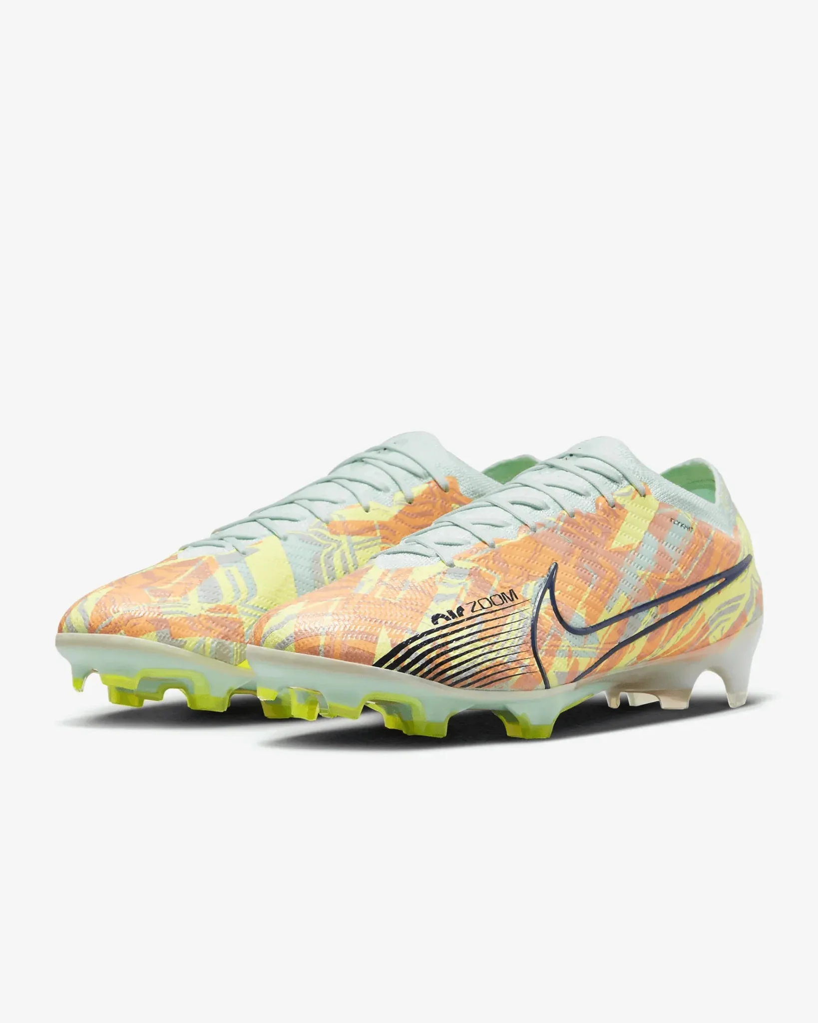 Nike Zoom Vapor 15 Elite FG - Barely Green-Blackened Blue - Image 3