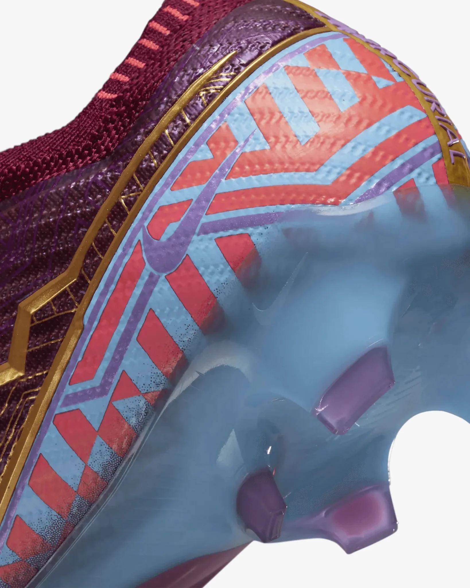 Nike Zoom Vapor 15 Elite KM FG - Dark Beetroot-Gold - Image 8