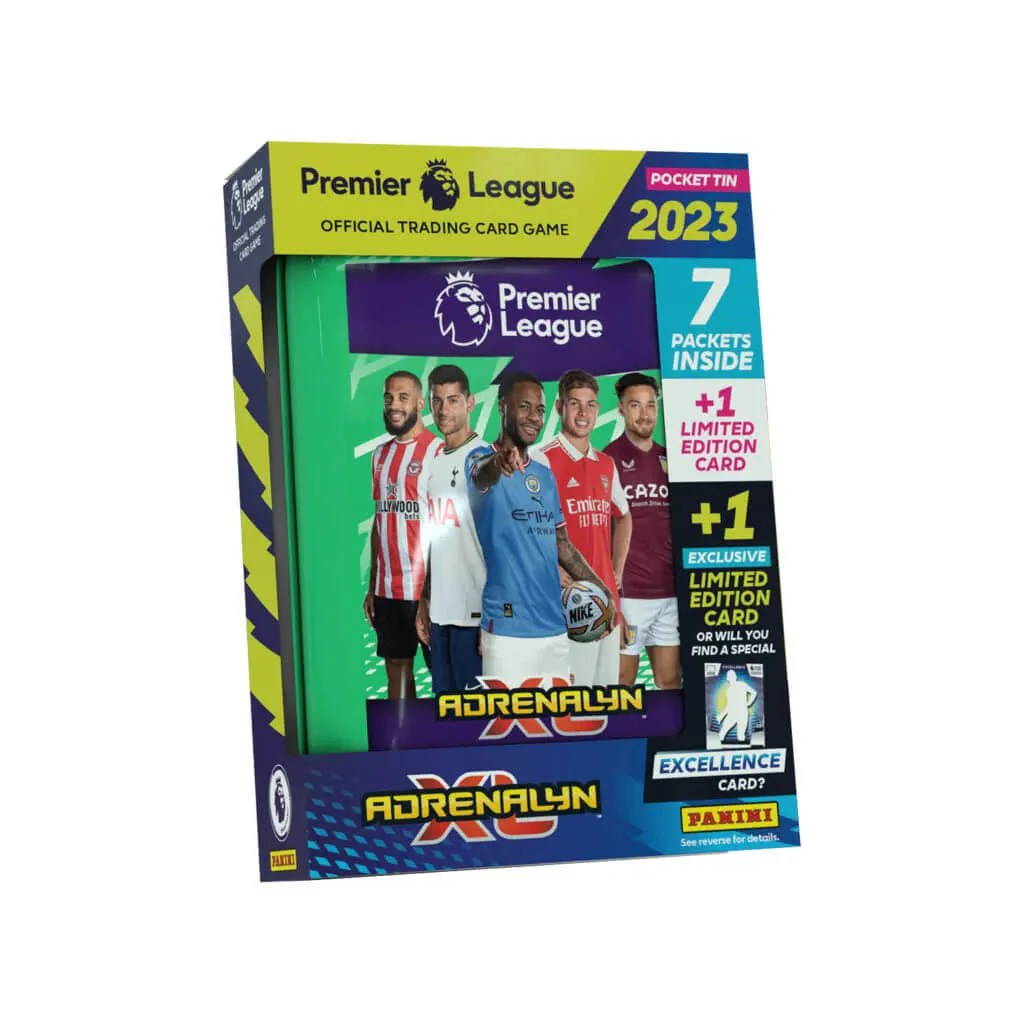 Panini 2022-23 Premier League Adrenalyn XL Cards POCKET TIN (44 Cards Each) - Image 2