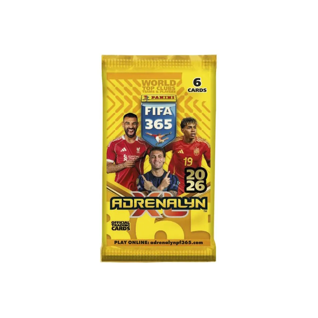 Panini 2025-26 Adrenalyn XL FIFA 365 Cards PACK (6 Cards Each)