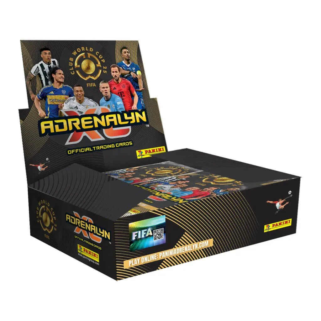 Panini 2025 Adrenalyn XL Club World Cup Trading Cards BOX (50 Packs Each)