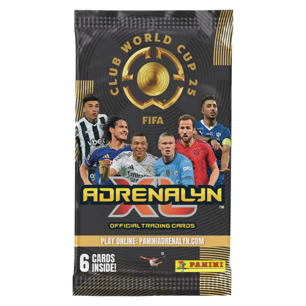 Panini 2025 Adrenalyn XL Club World Cup Trading Cards BOX (50 Packs Each) - Image 2