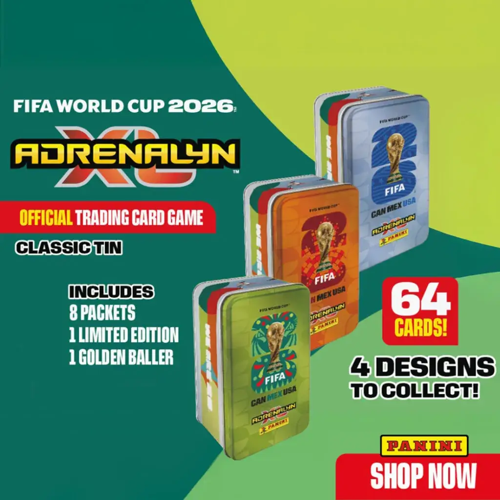 Panini 2026 Adrenalyn XL FIFA World Cup Cards - Mega Tin (64 Cards + LE & Golden Baller) - Image 7