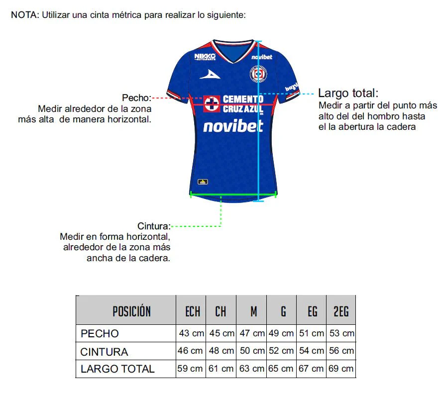 Pirma 2025-26 Cruz Azul Women's Stadium Home Soccer Jersey - Image 6