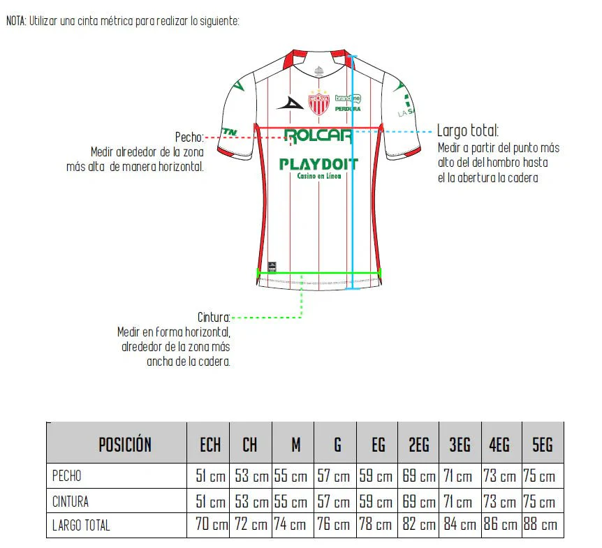 Pirma 2025-26 Necaxa Men's Stadium Home Soccer Jersey - Image 6