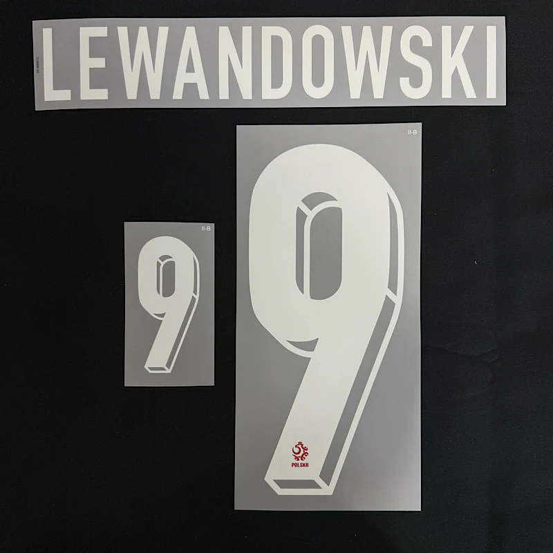 Poland 2026- Away LEWANDOWSKI #9 Official Name Set