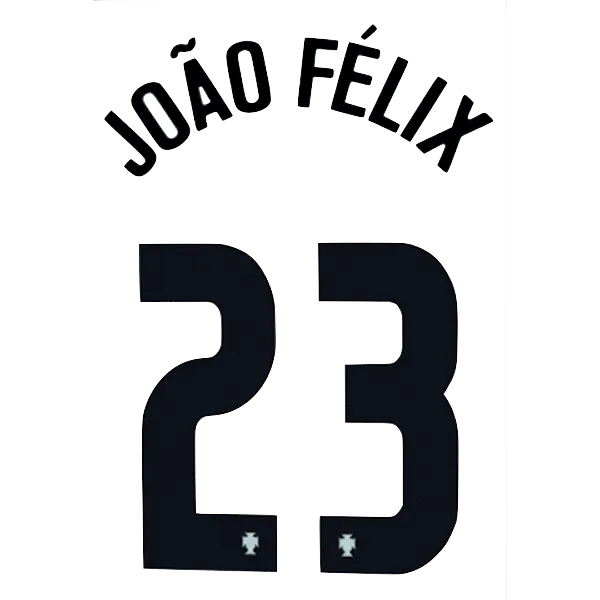 Portugal 2020/21 Away Joao Felix #23 Jersey Name Set